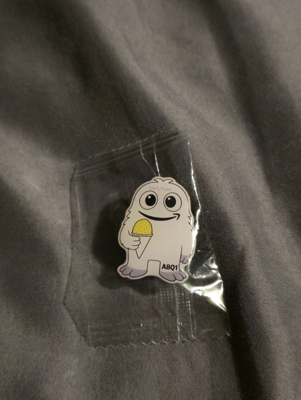 Abominable Snowman Ice Yeti Monsters Inc Peccy Pin
